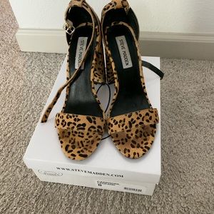 Leopard print heels